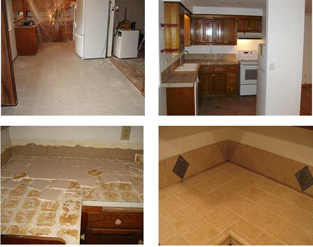 Kitchen Work Before & After